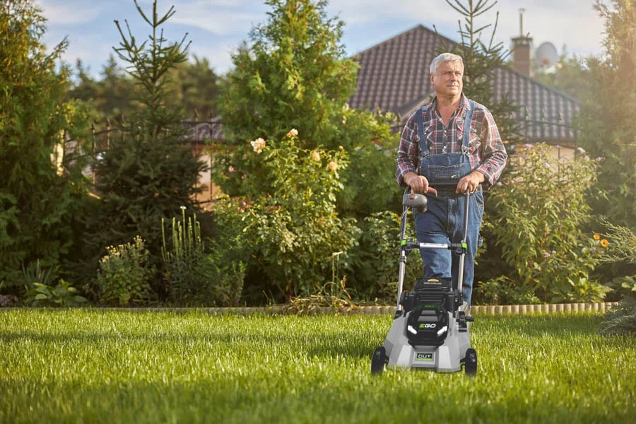 electric push lawnmower