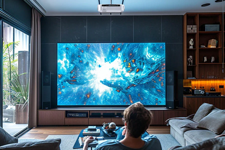 living room tv projector